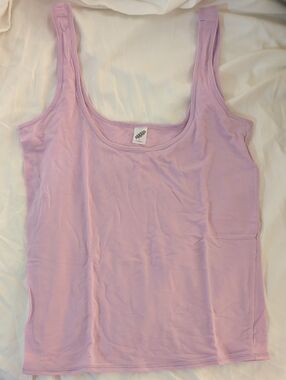 NWOT Parade Light Lavender Pink Scoop Neck Tank Top Size S